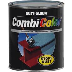 Rust-Oleum Hammarlack CombiColor 2=1 Hammertone Golvfärger, Metallfärg Silver, Grå 0.75L