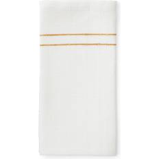 Gul Stofservietter Menu Cressida Napkin Stofserviet Hvid, Gul (45x45cm)