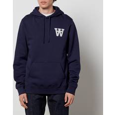 Wood Wood Truien Wood Wood Ian AA Hoodie - Navy