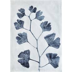 Södahl Viskestykker Södahl organic Ginkgo Viskestykke Viskestykke Blå (70x50cm)