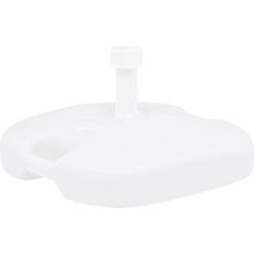 White Parasol Bases vidaXL Umbrella Base Sand/Water Filled 4.2 gal