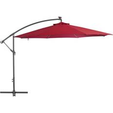 Red Parasols & Accessories vidaXL Cantilever Umbrella with Aluminium Pole
