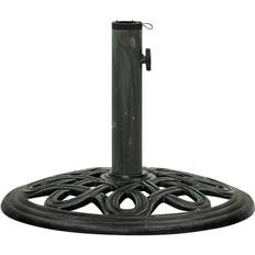 vidaXL Umbrella Base Green 15.7"x15.7"x12.6" Cast Iron