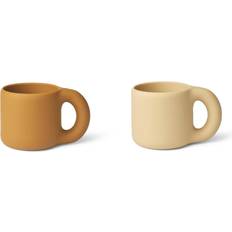 Liewood Mugg 2-pack Silikon Kylie Golden Caramel/Safar One Size Mugg