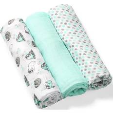 Bambu Sköta & Bada BabyOno Take Care Natural Diapers tygblöjor 70 x 70 cm Mint 3 st