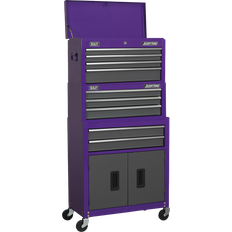 Stack tool box Sealey Rollcab Mid-Box & Topchest Stack Purple