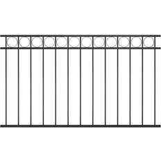 Aidat ale vidaXL Aitapaneeli Teräs 1.7 x 0.8 m Musta