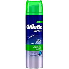 Gillette Schiume da Barba e Creme da Barba Gillette Gel Pelli Sens 200ml