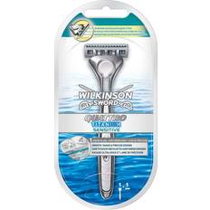 Dry Skin Razors Wilkinson Sword Quattro Titanium Sensitive Razor + 4 Razor Blade