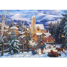 Sledding To Town 500 Pieces