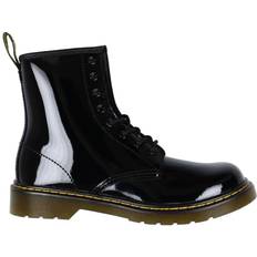 Youth 1460 Patent Leather Lace Up Boots - Black