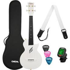 Concert ukulele Cascha Carbon Concert Ukulele Set WH