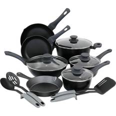 Pour Spouts Cookware Sets Gibson Elite Soho Cookware Set with lid 15 Parts