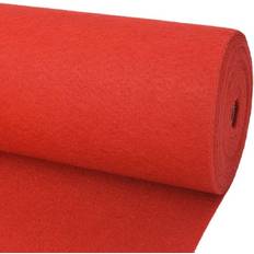 Rouge Tapis vidaXL Tapis Strié Exposition 1x12 m Rouge Mariages Rouge