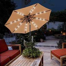 Solar cover GlamHaus Garden Parasol Tilting Umbrella Solar Cover