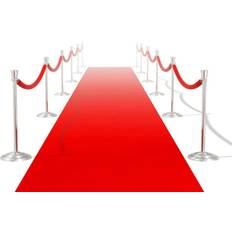 Rojo Alfombras vidaXL Simply4u Red Heavy Red