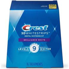 Crest white strips Crest 3D Whitestrips Brilliance White Dental Whitening Kit 32-pack