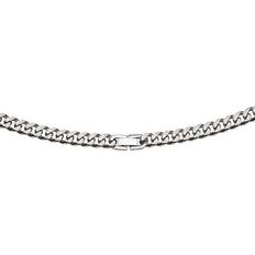 Unique Stainless Steel Matte Polished Leather Bracelet B444BL/21CM