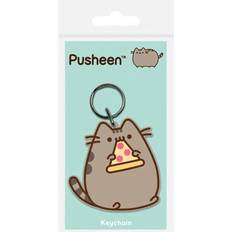 Pusheen Pusheen Pizza Rubber Keyring