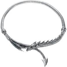 Alchemy Gothic Dragons Lure halsband Halsband Dam silverfärgad