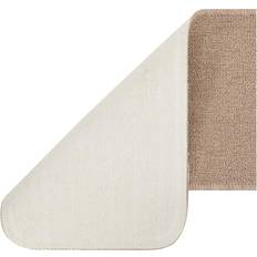 Suorakulmainen Portaikon matot vidaXL Liukumattomat 60 x 25 cm Beige Suorakaide