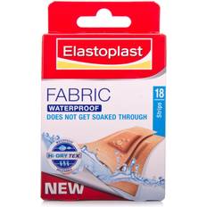 Water-Resistant Plasters Elastoplast Fabric Waterproof Plasters 18-pack