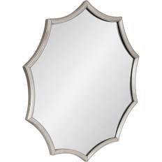 Accent mirror round Kate and Laurel Lalina Scalloped Round Framed Accent Mirror Wall Mirror