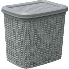 Storage Boxes JVL 10L Knit Loop Plastic Storage Box Storage Box