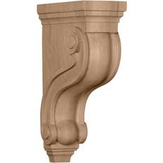 Ekena Millwork 3-7/8 in. in. Rubberwood Boston Traditional Scroll