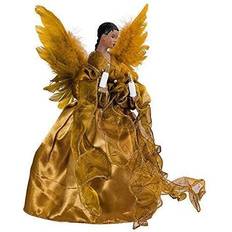 Gold Christmas Tree Ornaments Kurt Adler African American Angel Christmas Tree Ornament 13"