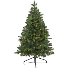 1 4 inch flat iron Nearly Natural 4ft Pre-Lit Grand Clear Lights Christmas Tree 48"