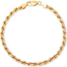 Saks Fifth Avenue Men Jewelry Saks Fifth Avenue Rope Link Bracelet - Gold