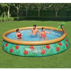 Aufblasbare Pools Bestway Fast Set oppusteligt poolsæt Paradise Palms 457x84 cm