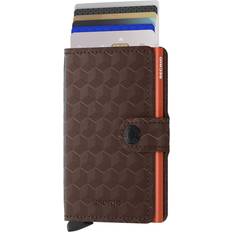 Orange Tegnebøger Secrid Mini Wallet Optical Brown-Orange