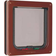 Cat Mate 4-way Lockable Door Brown Brown