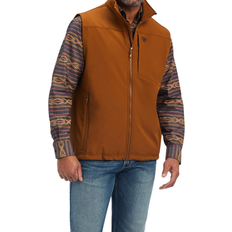 Brown Vests Ariat Men's Logo 2.0 Softshell Vest - Chestnut