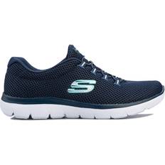 Skechers Bleu - Femme Chaussures Skechers Summits W