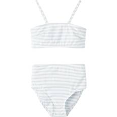 Randiga Bikinis Barnkläder Name It Zille Bikini Striped - Heather (13199604)