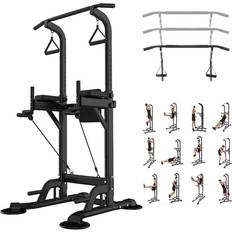 Strength Training Machines Leasbar Power Tower Dip Bar Station