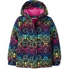 The Children's Place Black Jackets The Children's Place Girl's Print 3 In 1 Jacket - Black