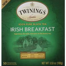 Irish pure Twinings 100% Pure Black Tea Irish Breakfast -- 50 Tea