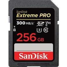 256 Go - SD Cartes Mémoire & Clés USB SanDisk Carte SDXC Extreme Pro 256 Go, UHS-II, V90