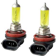 H11 LED-lampor Protectionline H11 55 Watt Gul Set Med 2 St