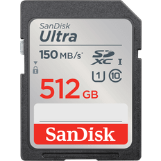 512 GB - SDXC Schede di Memoria & Chiavette USB SanDisk SDXC Ultra 512GB 150mb/s C10 UHS-I