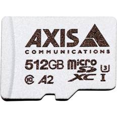 512 GB - microSDXC Memory Cards & USB Flash Drives Axis Surveillance microSDXC Class 10 UHS-I U3 A2 100/39 MB/s 512GB +SD adapter