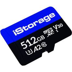 512 GB Memory Cards iStorage MicroSDXC Class 10 UHS-I U3 V30 A2 100/95 MB/s 512GB