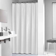 Duschdraperi 120 x 200 Sealskin Duschdraperi Granada 120 x 200 cm Vit