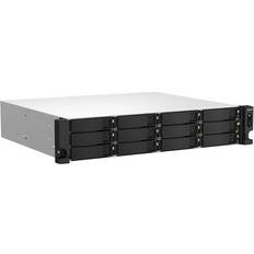 Qnap ts 12 QNAP TS-1264U-RP-4G 2.9GHz RAM 4GB-12 Bay HDD/SSD