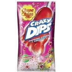 Chupa Chups Crazy Dips Caramella Leccalecca Aroma Fragola 14g