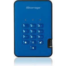 Hard Drives iStorage Is-da2-256-ssd-256-be Diskashur2 256-bit 256gb Usb 3.1 Secure Encrypted Solid-state Drive Blue